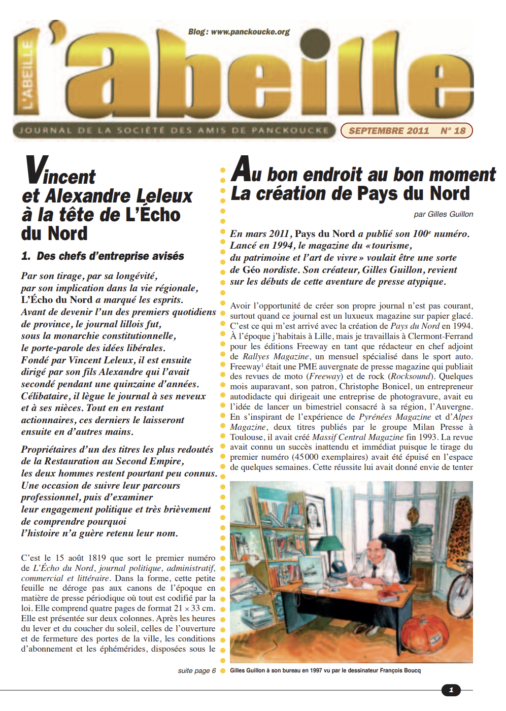 numéro 18 (septembre 2011)