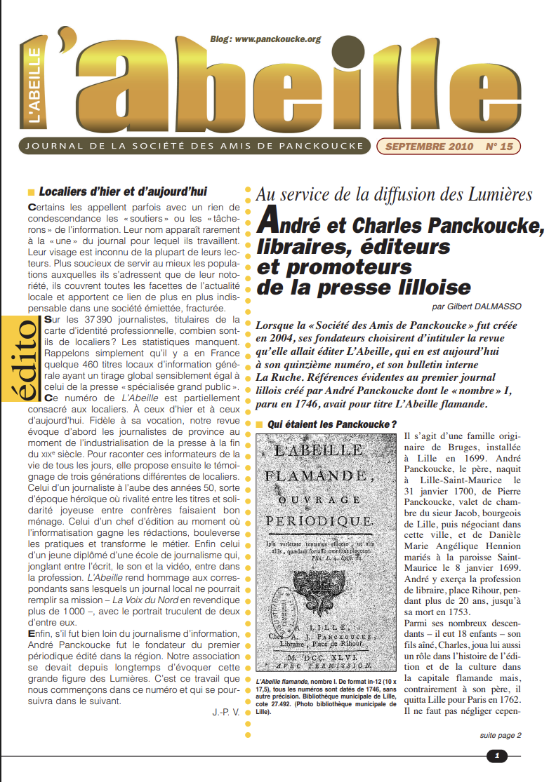 numéro 15 (septembre 2010)
