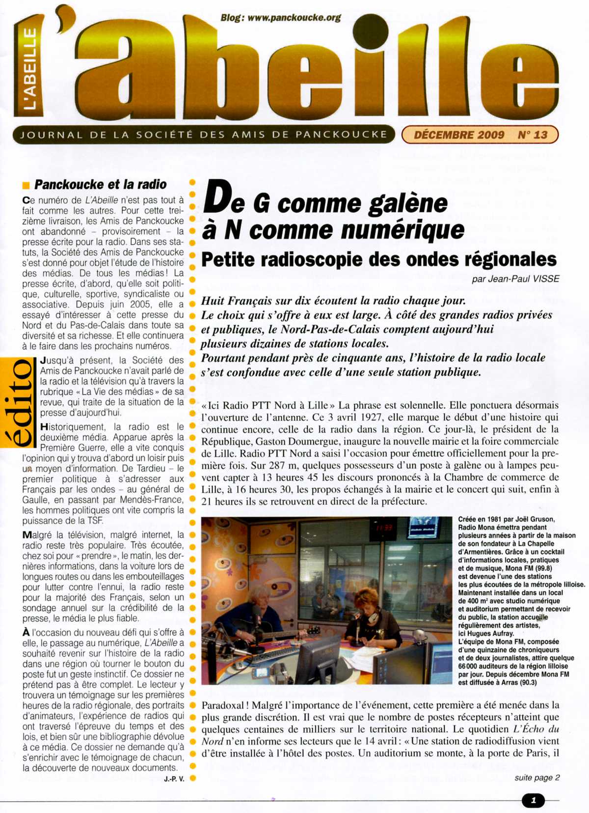 numéro 13 (décembre 2009)