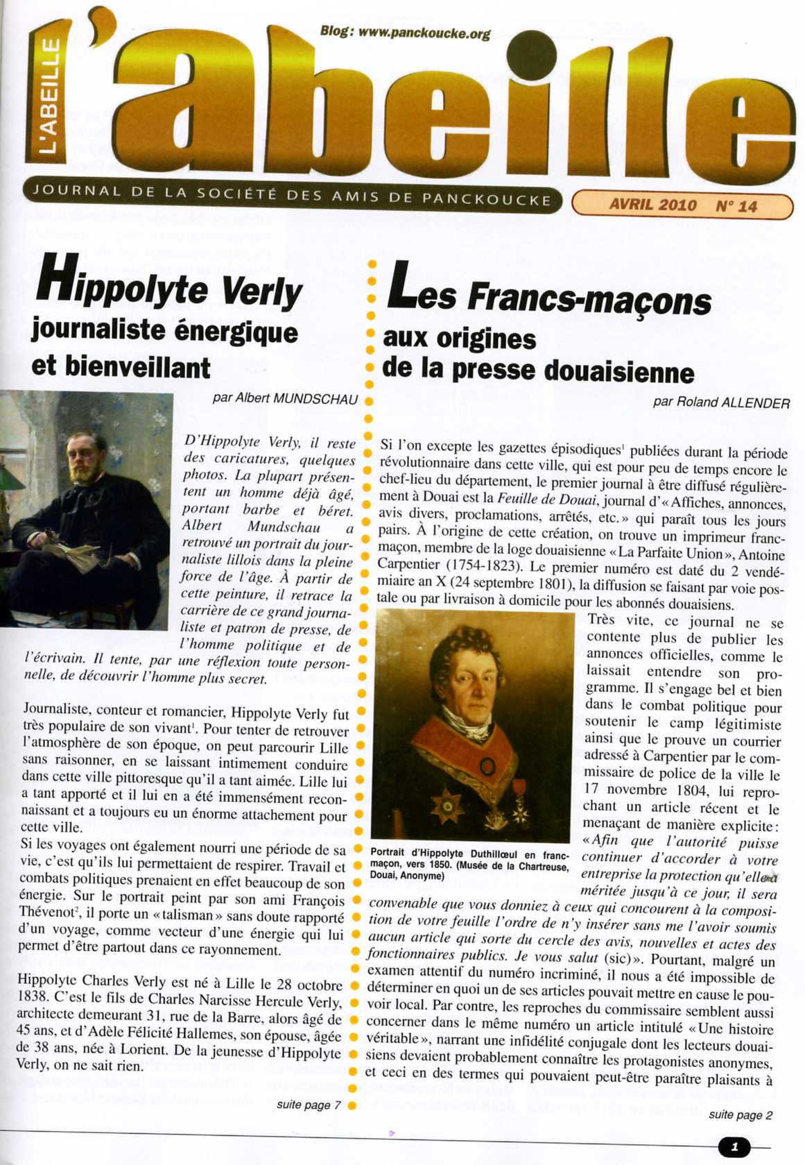numéro 14 (avril 2010)