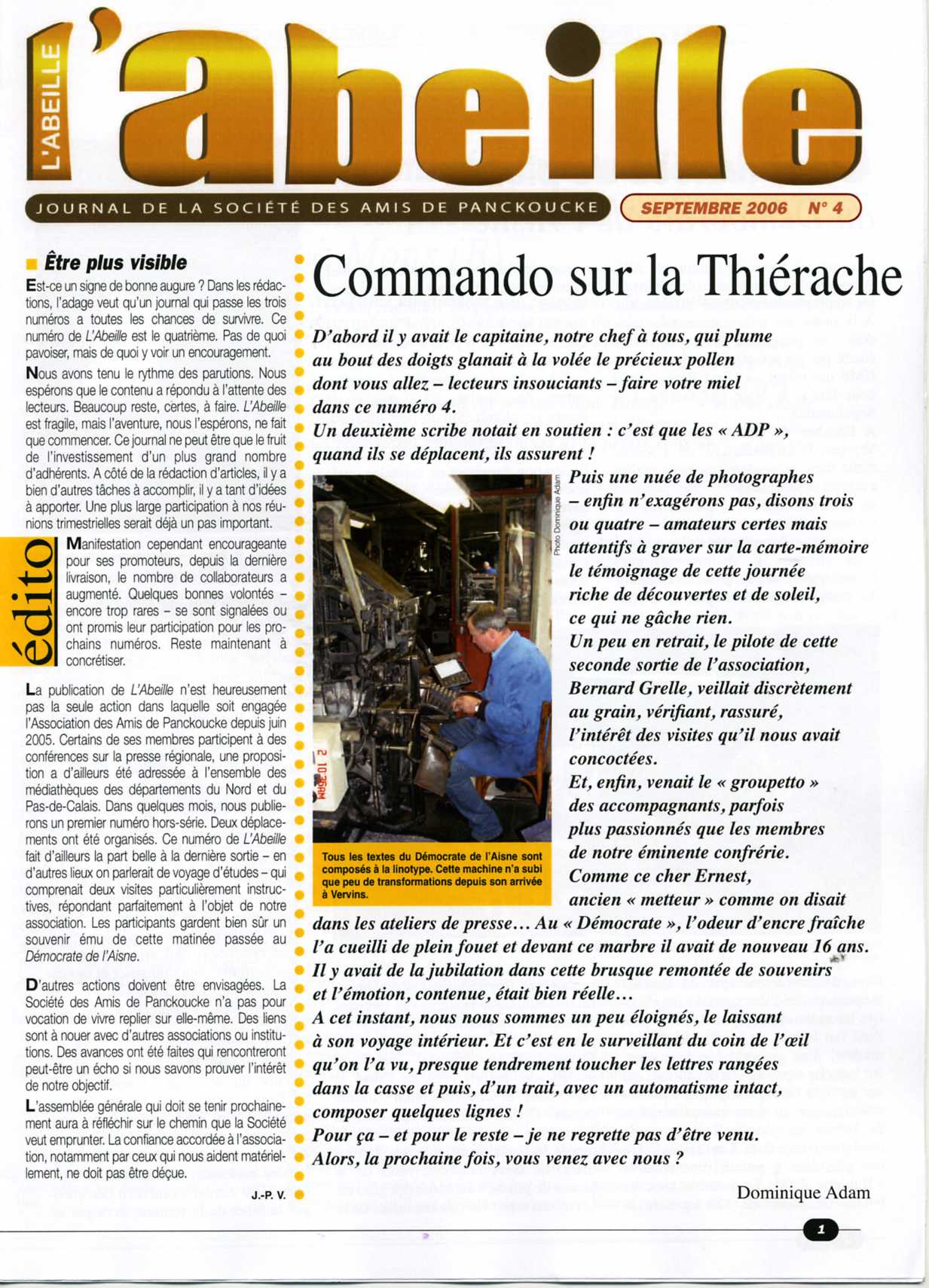 numéro 4 (septembre 2006)