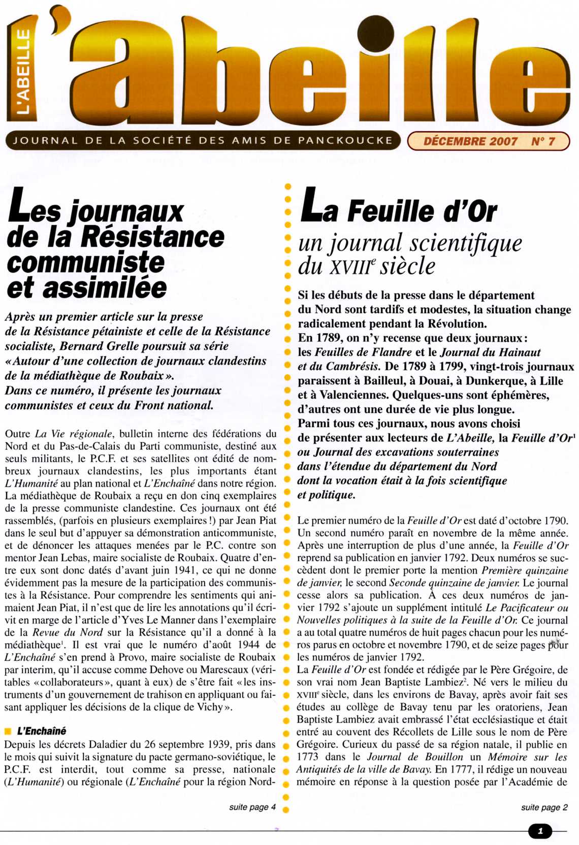 numéro 7 (décembre 2007)