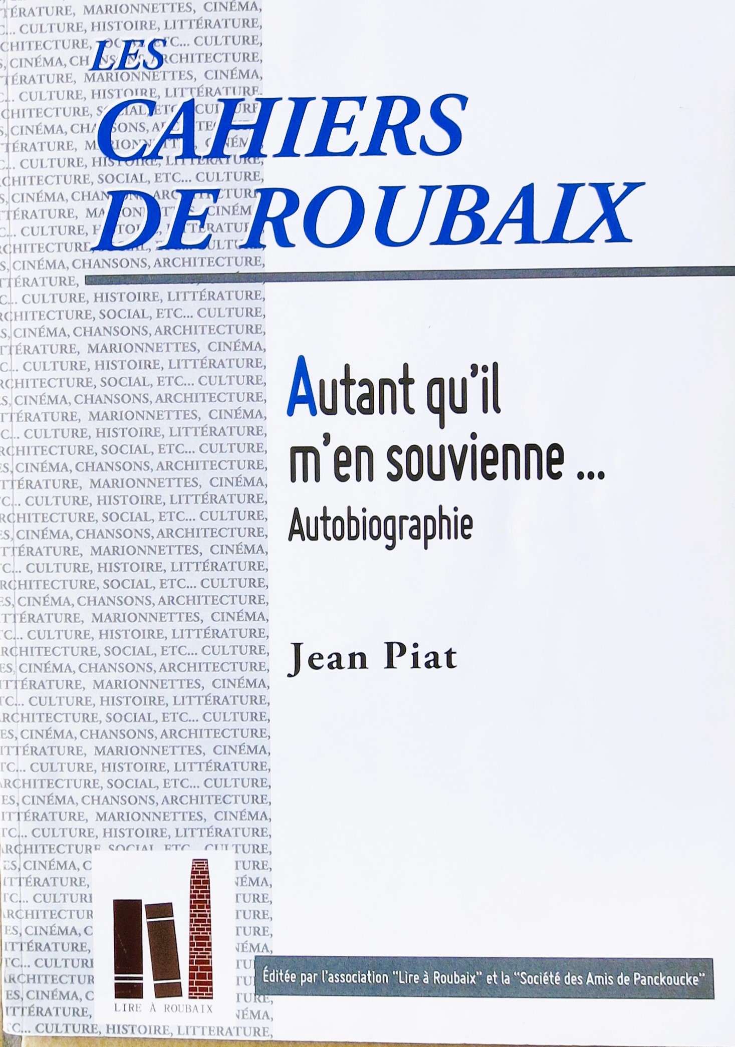 Autant qu’il m’en souvienne… Autobiographie
